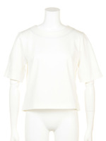 ファスナーカットソー/ブラック