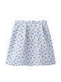 フラワータックスカート/ライトブルー(491)