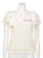 フリルセーラー裏毛PO/ホワイト