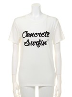 Concrete surfin'Tシャツ/ベージュ