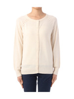 アンゴラ混ニットカーディガン/ライトブルー(091)