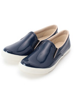 エナメル合皮/スリッポン靴/オフホワイト(003)