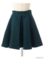 スライバーニットスカート/ベージュ