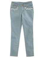 デニムレギパン/ライトブルー