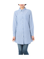 ドビーストライプシャツワンピース/オフホワイト(003)