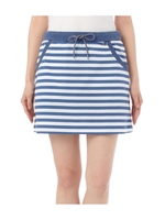 マリンテイストボーダーニットスカート/ブルー系(192)