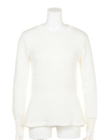 リリヤーンペプラムトップス/LtGRY