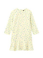 RUBAKE 手描き風フラワープリントワンピース/ライトグリーン(021)