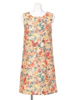 ゴブランチックワンピース【1stline】/ベージュ