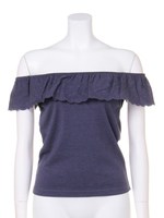 ＣＯＴ　ＬＡＣＥ　ＦＲＩＬＬ/ネイビー