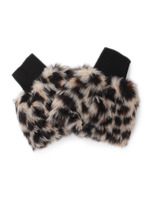 ヒョウ柄ブーツアクセサリー/ブラウン系(142)