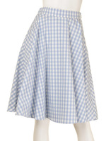 フレアミディスカート/オフホワイト