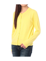 マルチボタンニットカーディガン/サックス(090)