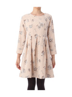 花柄タックワンピース/レッド系(154)