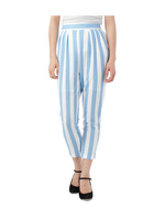 ハイウエストタックパンツ/ブルー系(391)