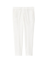 ブライトストレッチセンタープレスパンツ/ホワイト(003)