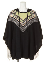The Max Poncho Sweater/BLK