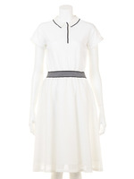 [Salon de Balcony]ポロワンピース/WHT