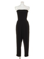 【LUX】テーパードPTベアコンビネゾン/ブラック