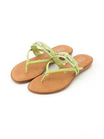 【ITALIAN SHOEMAKERS】型押し トングサンダル/オレンジ