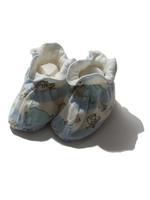 アニマルボーダーbabyシューズ/BLU