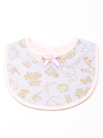 キラキラドリームプリントビブ/ピンク