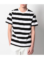 梨地ボーダーカットソー/イエローグリーン(325)