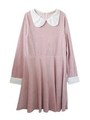 velour one-piece/pink
