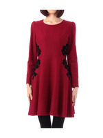 さがらフラワーレースワンピース/ワインレッド(063)