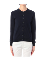 クルーネックコットンカーディガン/グリーン(022)