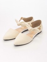 リボンローパンプス/オフ