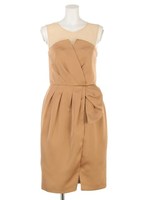 JUSGLITTY Luxe レイヤードドレス/ピンク