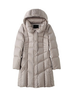 [L]ボリュームネックダウンコート/ベージュ系(051)