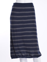 【BIJ】 ハイゲージボーダニットSK/ネイビー