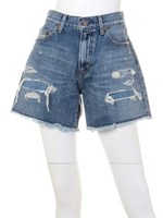 【Casual】リメイクデニムS-PT/ブルー