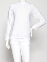 ハイネックニットプルオーバー/ブルー