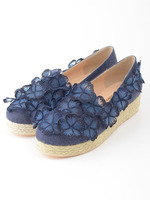 フローラルジュート/ネイビー