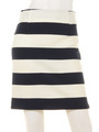 BORDER PENCIL SKIRT/NAVY
