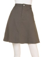 【Chille anap】ストレッチツイルフレアミニスカート/RD