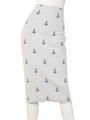 アンカーハイウエストスカート/ホワイト