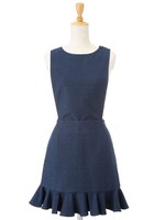 スソフリル2wayジャンスカ/ダークレッド