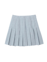 リネンミニプリーツスカート/レモンイエロー(031)