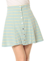 【dazzlin】リップルボーダーSK�/イエロー