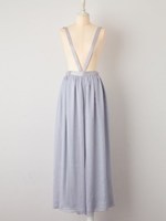 シフォンフレアワイドパンツ/GRAY