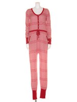 ソフトアンゴラボーダーロンパース/RD