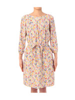 ダブルミドルフラワーワンピース/ベージュ(152)