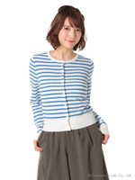 ニットカーデ/ライトグリーン