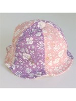 プリント柄チューリップハット/パープル