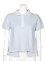 ランダムヘムポロシャツ/BLU