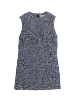 ループツイードブラウス/ブルー系(292)